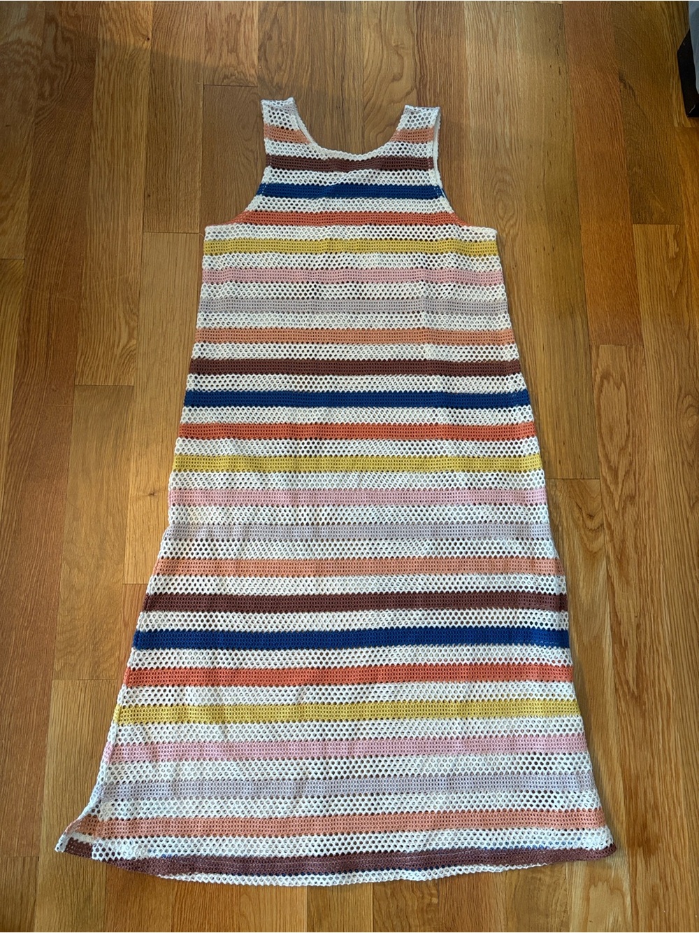 Mister Zimi Poolside Maxi Dress / Cover Up – Beach Stripe – Size Large
